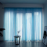 rideau-en-gaze-de-couleur-unie-vintage