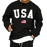 sweat-ample-roule-imprime-lettre-usa-vintage