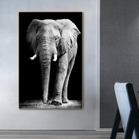 affiche-de-peinture-sur-toile-delephant-sauvage-dafrique
