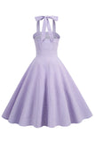 robe-annee-80-a-pois-violet