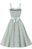 robe-sans-manches-annee-80-a-imprime-florale