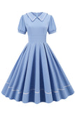 robe-style-annee-80-a-manches-courtes
