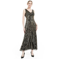 Charleston-Grande-Robe-Taille-Ecru