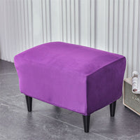 Fauteuil-Capitonne-Laine-Violet-Annee-80