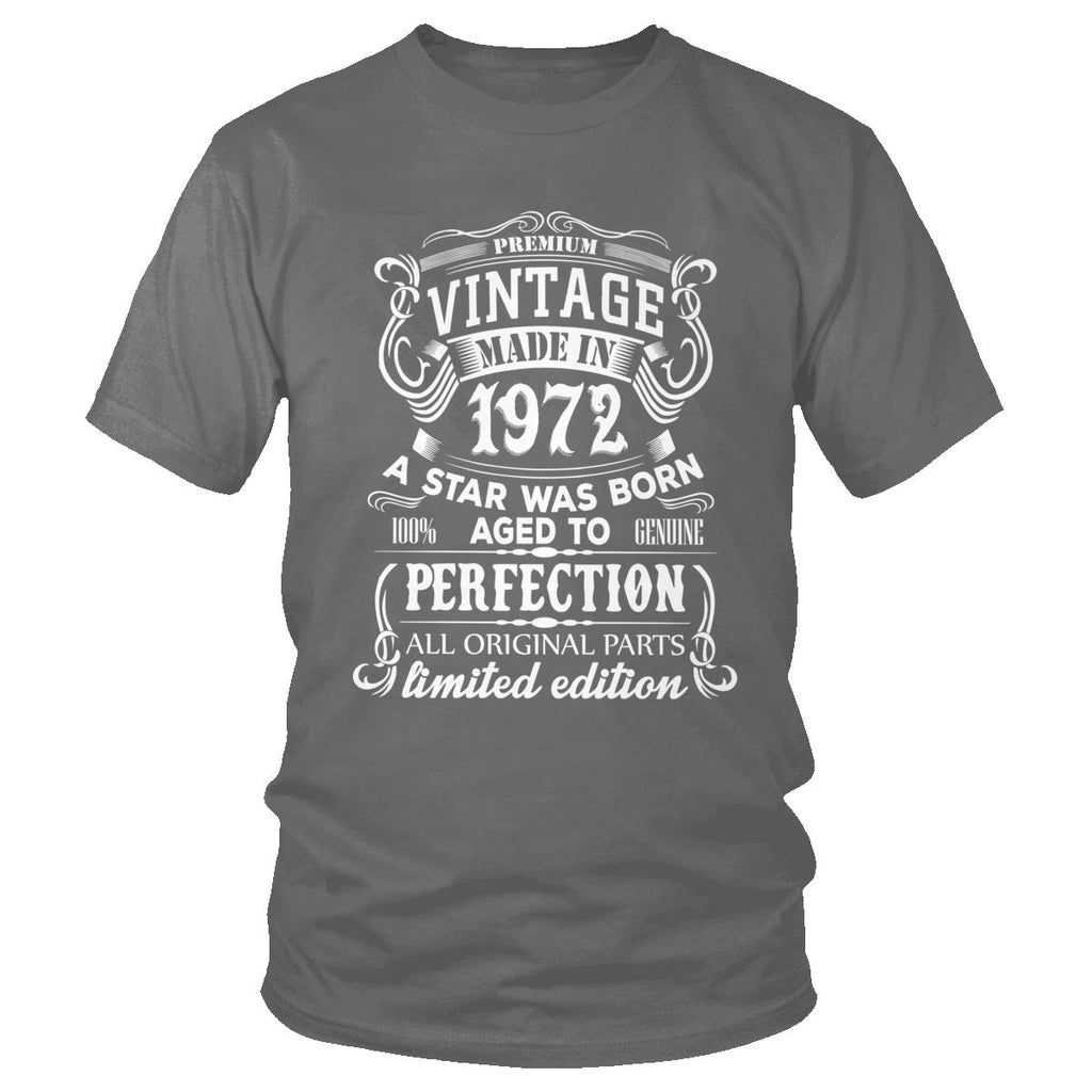 T-shirt vintage 1972 gris