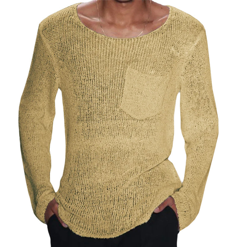 pull-maille-vintage-manches-longues