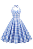 robe-retro-dos-nu-a-carreaux-pour-femme