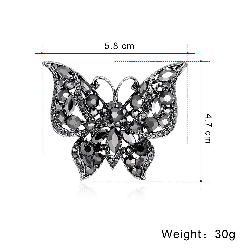 broche-en-alliage-papillon-vintage-avec-diamants