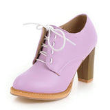 chaussures-annee-80-derbies-roses-talons
