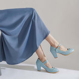 chaussures-annee-80-escarpins-petits-talons-bleues