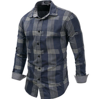 chemise-a-carreaux-manches-longues-homme-annee-80