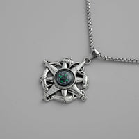 medaille-boussole-vintage