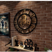    horloge-murale-vintage-industrielle