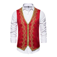 gilet-a-col-v-jacquard-style-tribunal-retro