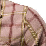 Chemise Vintage à Manches Longues à Carreaux Tendance
