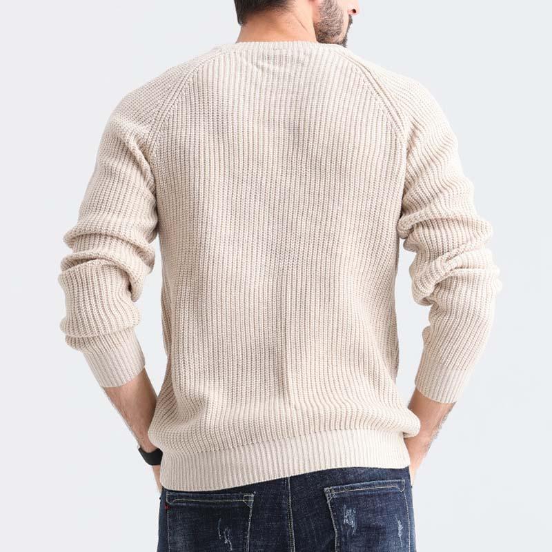 pull-vintage-col-rond-manches-longues