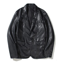 Veste vintage en cuir chic