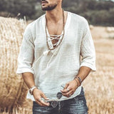 chemise-decontractee-col-v-vintage