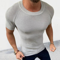 pull-manches-courtes-coupe-ajustee-vintage