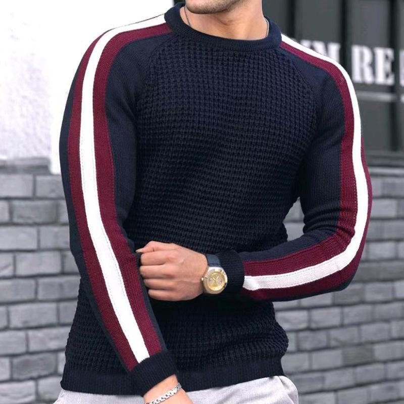 tricot-manches-longues-blocs-couleur-vintage