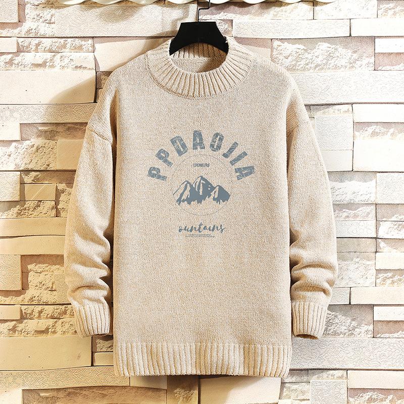 pull-vintage-imprime-lettre-homme