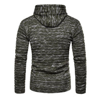 Manteau en tricot zippée à capuche vintage