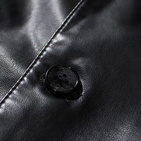 Veste vintage en cuir chic