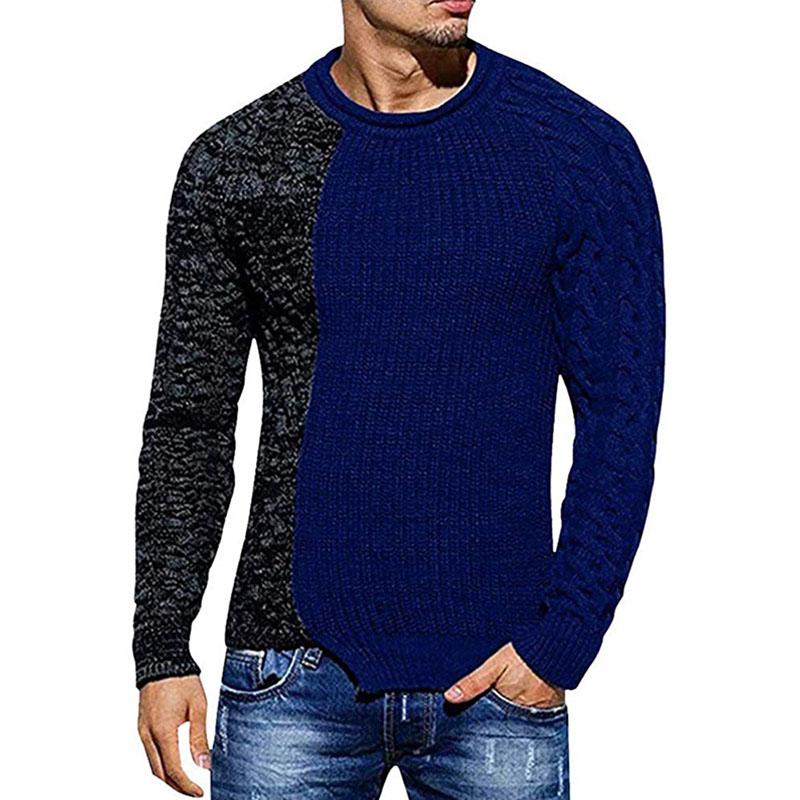 pull-tricot-empiecement-contrastant-vintage