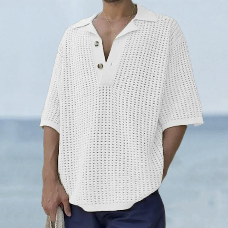 pull-vintage-revers-couleur-unie-hommes