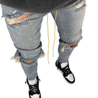 pantalon-crayon-denim-dechire-vintage