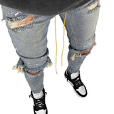 pantalon-crayon-denim-dechire-vintage