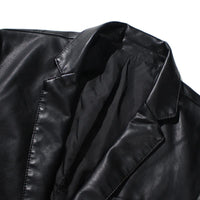 Veste vintage en cuir chic