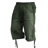 short-sport-decontracte-coton-lin-vintage