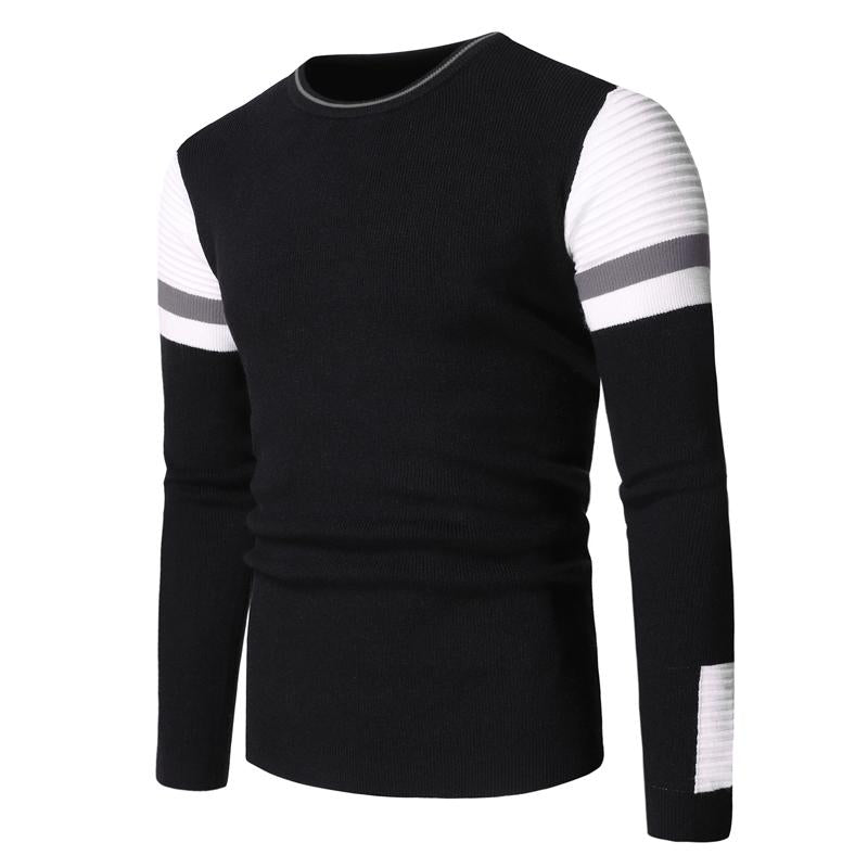 tricot-vintage-blanc-noir