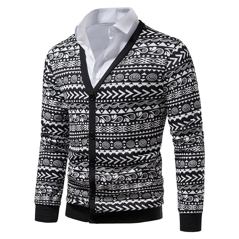 pull-cardigan-motif-vintage-homme