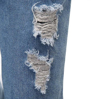 Jean déchiré vintage pour homme