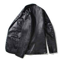 Veste vintage en cuir chic