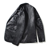 Veste vintage en cuir chic