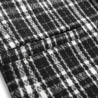 Blazer vintage décontracté à carreaux pour hommes