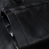 Veste vintage en cuir chic