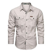 chemise-manches-longues-coton-decontracte-vintage