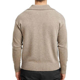 tricot-vintage-revers-couleur-unie