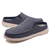 Demi-Chaussons en Toile Tendance Vintage