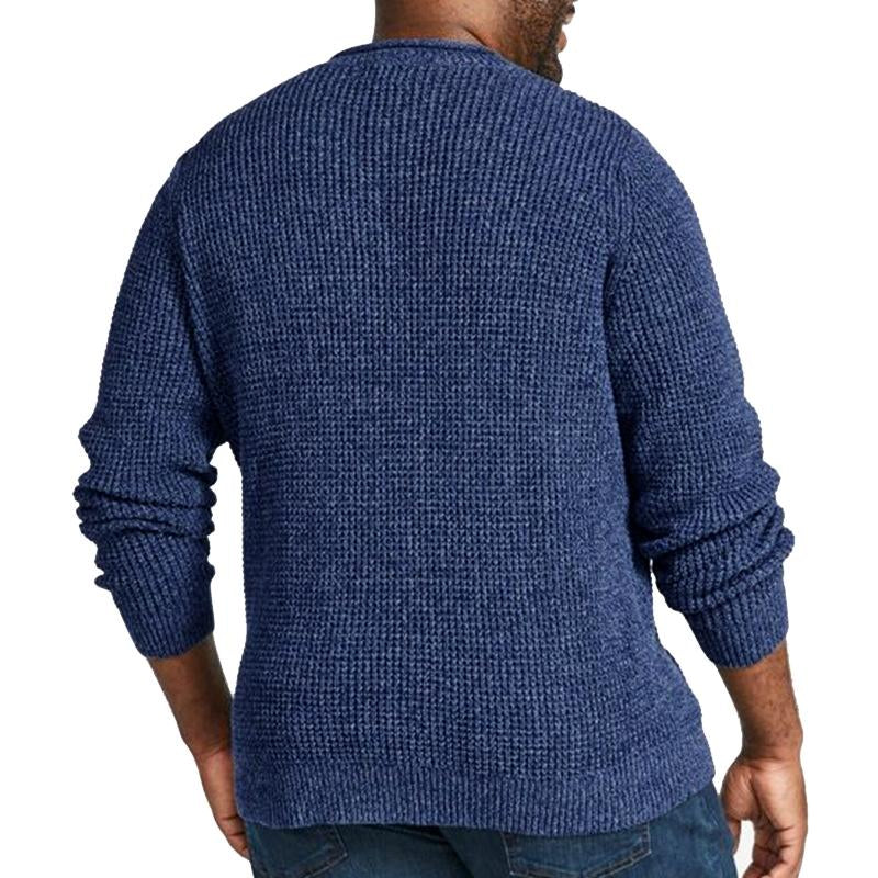 pull-manches-longues-couleur-unie-vintage