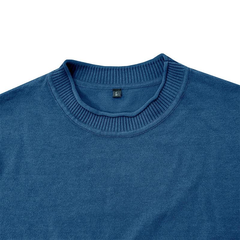 pull-decontracte-uni-col-rond-vintage