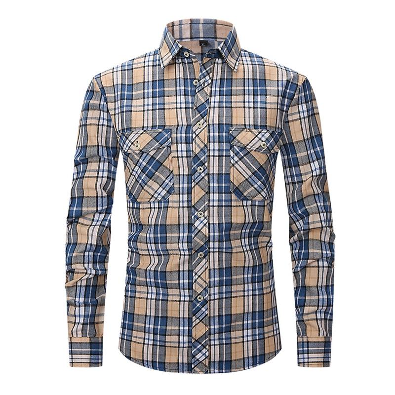 chemise-manches-longues-carreaux-brosses-vintage
