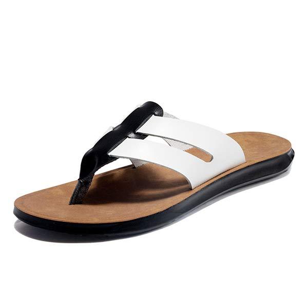 Tongs en Cuir pour Homme
