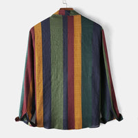 chemise-vintage-respirante-rayures-contrastees
