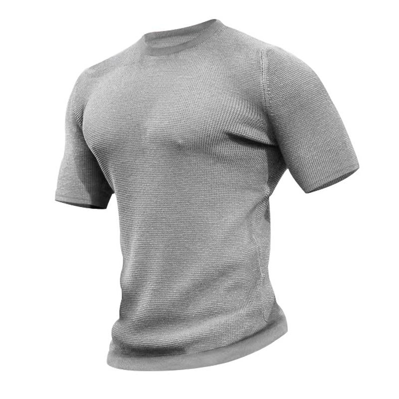 sweat-shirt-uni-tricot-gaufre-vintage
