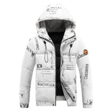 manteau-matelasse-capuche-imprime-lettre-vintage